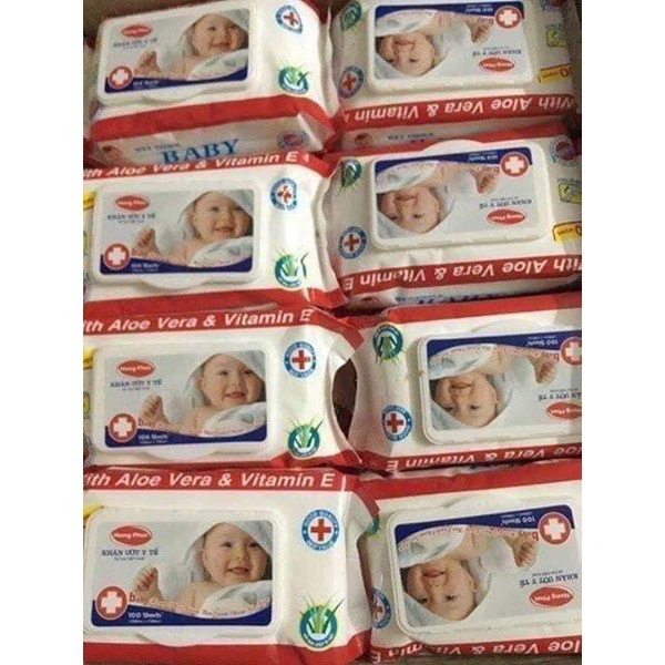 thùng 24 gói Khăn ướt thiên phúc ( 1 gói 100 tờ)