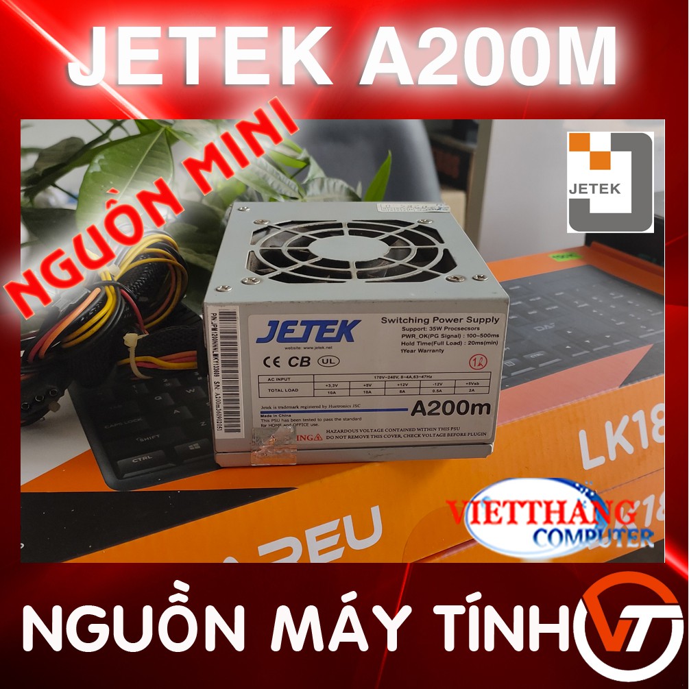 Nguồn máy tính mini tháo máy đồng bộ Jetek A200M ( 2nd )