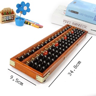 Bàn tính gẩy Abacus, soroban - Gỗ cao cấp