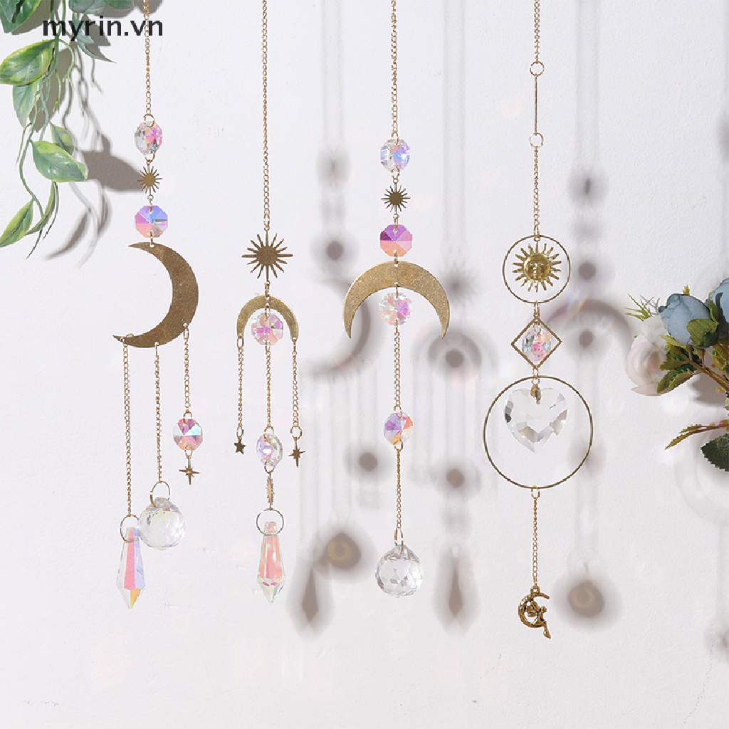 Đèn Treo Trang Trí Hình Mặt Trăng / Mặt Trời Diy