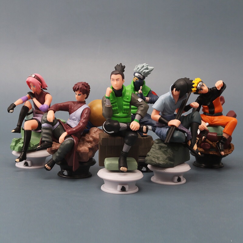 Bộ sưu tập các mô hình nhân vật NARUTO -ITACHI SASUKE MADARA KAKASHI GAARA NARUTO
