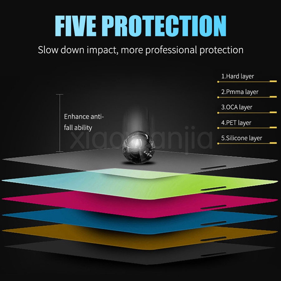 Miếng dán bảo vệ màn hình 11D bằng gốm dẻo mỏng trong suốt thích hợp cho iPhone 7 8 6 6splus X Xs Max Xr 11 12pro Se2020