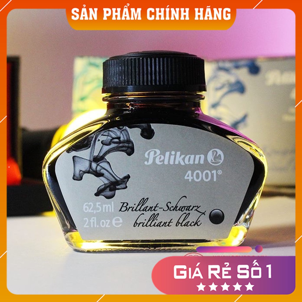 Mực Pelikan 4001 – Mực Đức Cao Cấp Đủ 12 màu Lọ 62,5ml