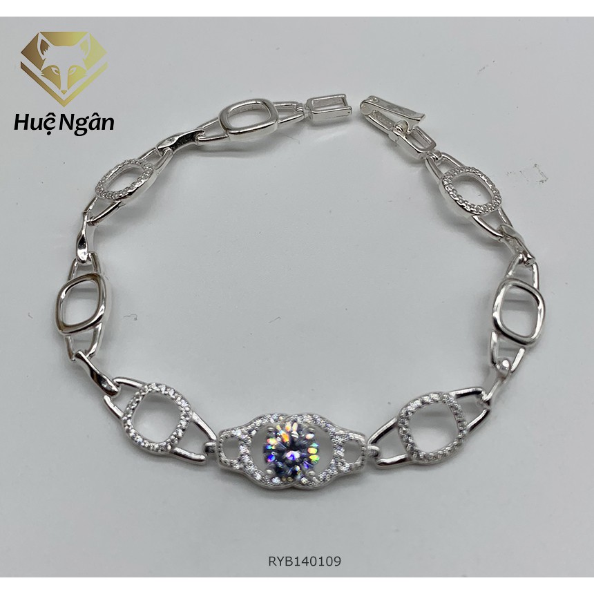 Lắc tay bạc 925 Huệ Ngân - Hình học RYB140109