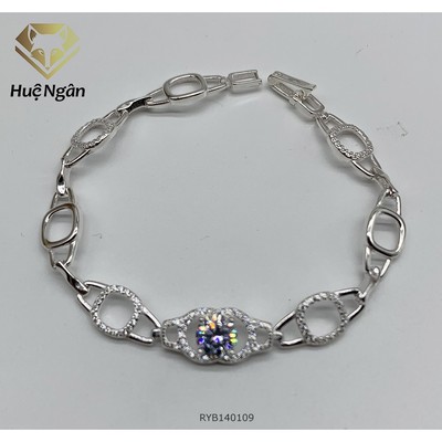 Lắc tay bạc 925 Huệ Ngân - Hình học RYB140109