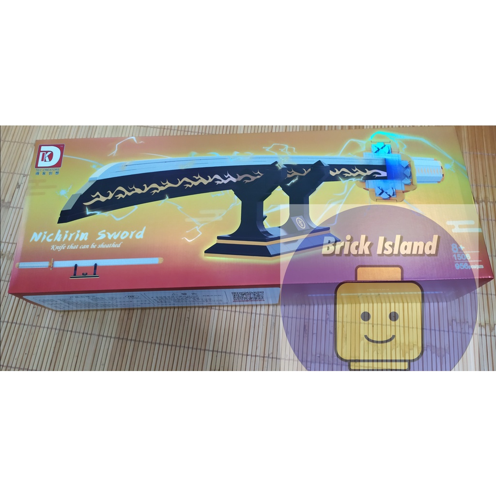 Đồ Chơi Lắp Ráp Mô Hình Thanh Kiếm Katana Nichirin Của Zenitsu Kimestu no Yaiba - Brick Island