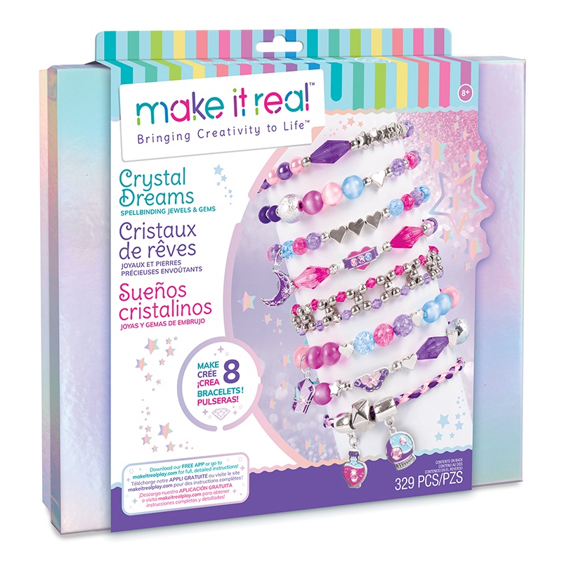 Đồ Chơi MAKE IT REAL Bộ Thiết Kế Vòng Tay Và Đá Quý Huyền Bí 1723MIR