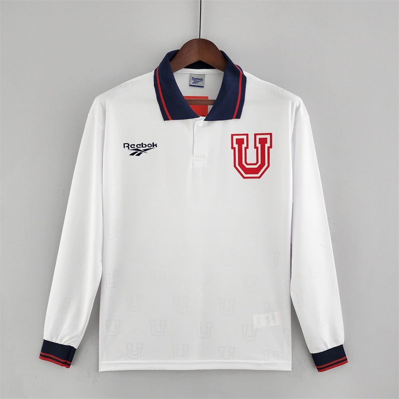 Áo Bóng Đá Dài Tay Phong Cách Universidad de Chile Home Away 1998