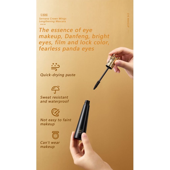 ❤ Mascara Sernana Làm Dài Dày Và Cong Mi Với Khả Năng Chống Thấm Nước Chống Nhòe Độc Đáo | BigBuy360 - bigbuy360.vn