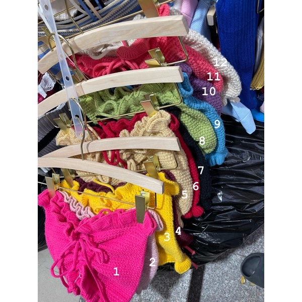 ÁO QUÂY LEN RÚT DÂY VIỀN BÈO HOTTREND MS90662