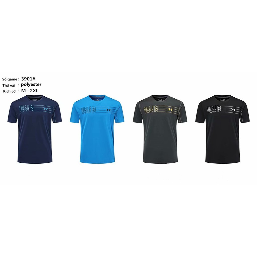 Under Armour Tay áo ngắn của người đàn ông Không khí thể thao tay áo ngắn Áo sơ mi ngắn tay chạy