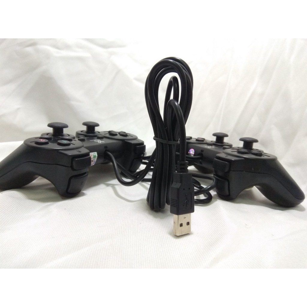 [FREESHIP 99K]_FreeShip Combo 2 Tay cầm chơi game Rung Controller dùng 1 Cổng USB cho máy tính bàn PC, Laptop FP10287 Vn