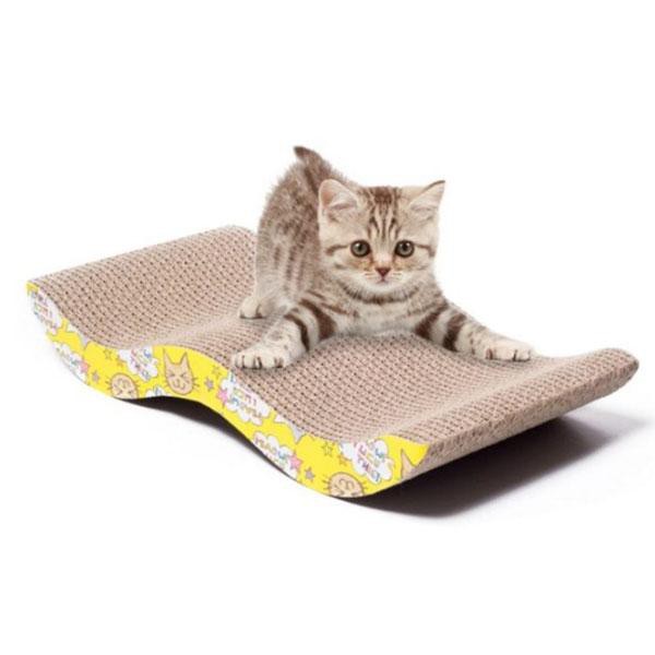 Doremiu- Bàn cào móng cho mèo - Loại Cong chữ M tặng 1 gói catnip