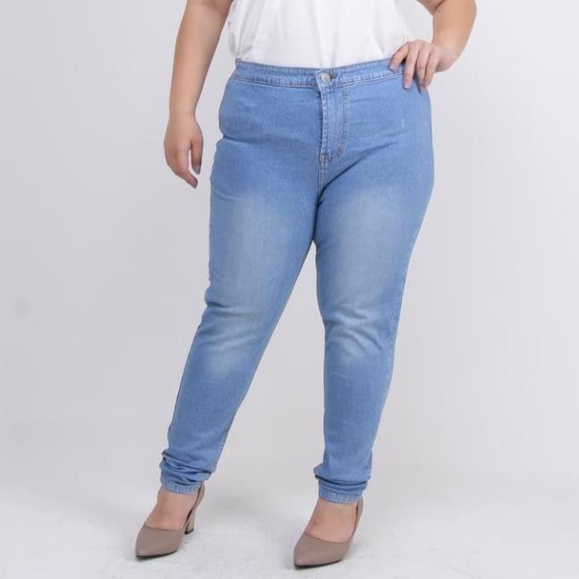 Quần Jeans Nữ Lưng Cao Size Lớn 38 37 36 35 35 ་