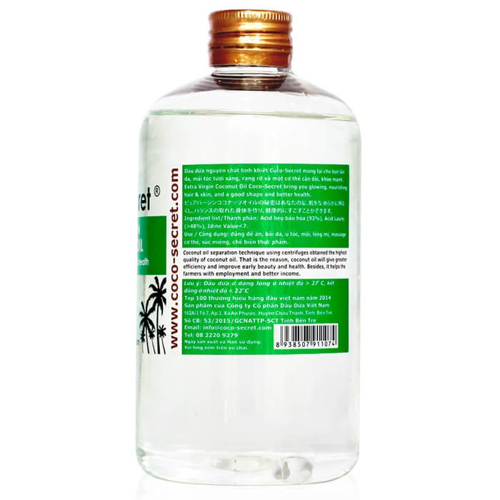 Dầu dừa nguyên chất Coco Secret 500ml | BigBuy360 - bigbuy360.vn