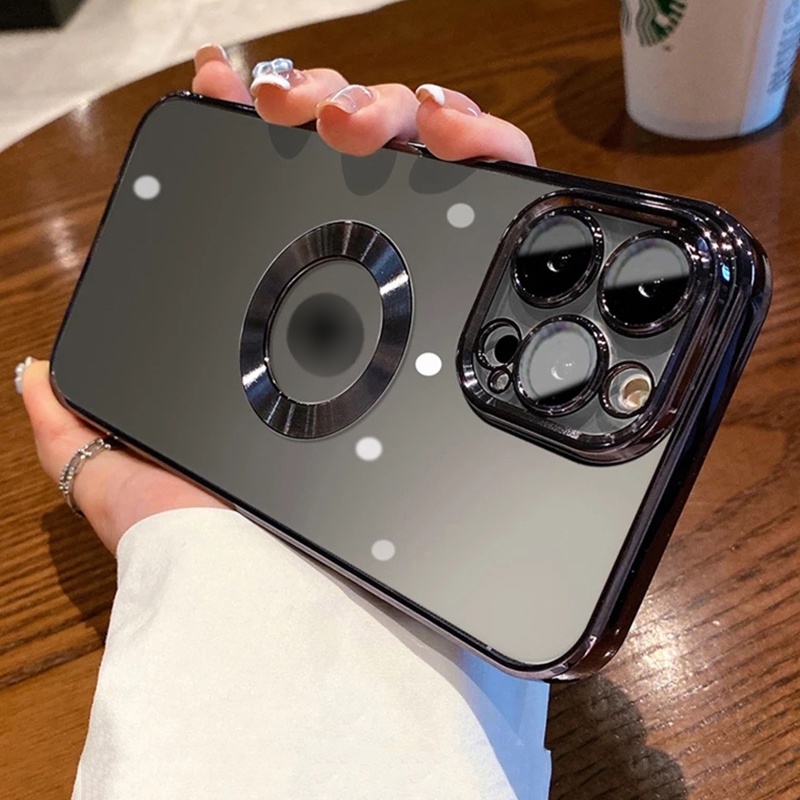 Ốp Điện Thoại TPU Mềm Mạ Điện Chống Sốc Bảo Vệ Camera Cho iPhone 13 12 11 Pro Max XS Max XR X 8 7 Plus