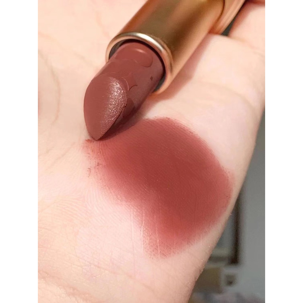 FLOWER KNOWS Son Môi Teddy Bear Mềm Mịn Như Nhung Màu Đậu Trắng Tạo Hiệu Ứng Sương Mù