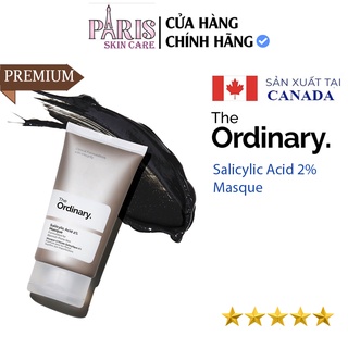 Mặt nạ từ than hoạt tính & đất sét  The Ordinary Salicylic Acid 2% Masque. Giúp Đều Màu & Khôi Phục Kết Cấu Da