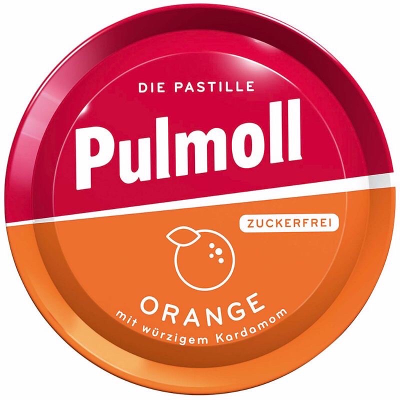 Kẹo ngậm giảm ho,rát họng không đường Pulmoll vị trái cây