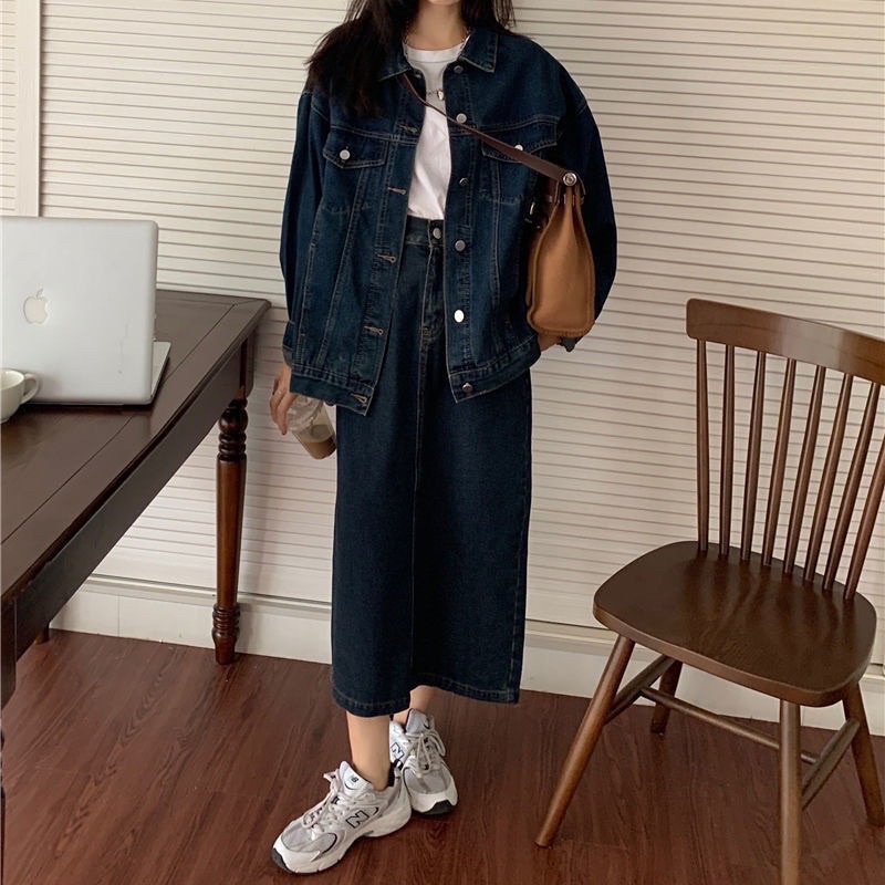 Áo khoác jean,bò nữ oversize Xanh Vintage Ánh Rêu form rộng unisex nam nữ có 6 túi ,có túi trong style Ulzzang