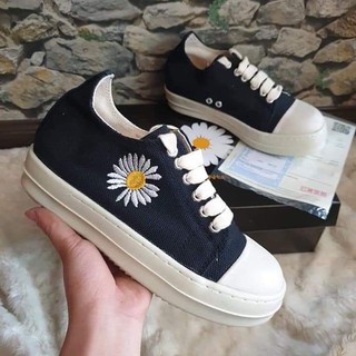 Giày sneaker RickOwens hoa cúc đế thơm Vani