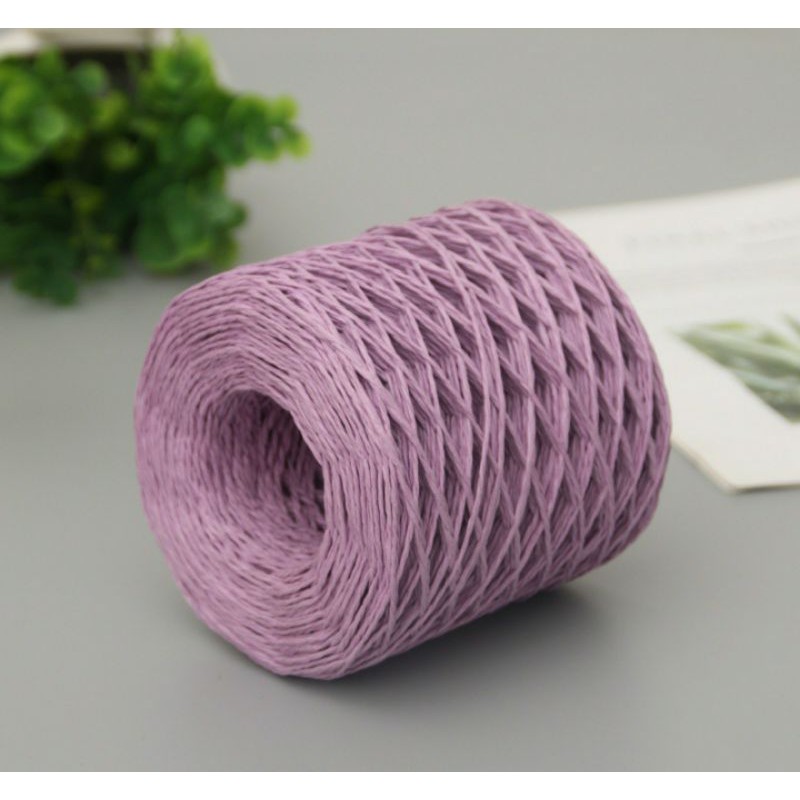 Sợi cói giấy cuộn sẵn móc mũ nón túi