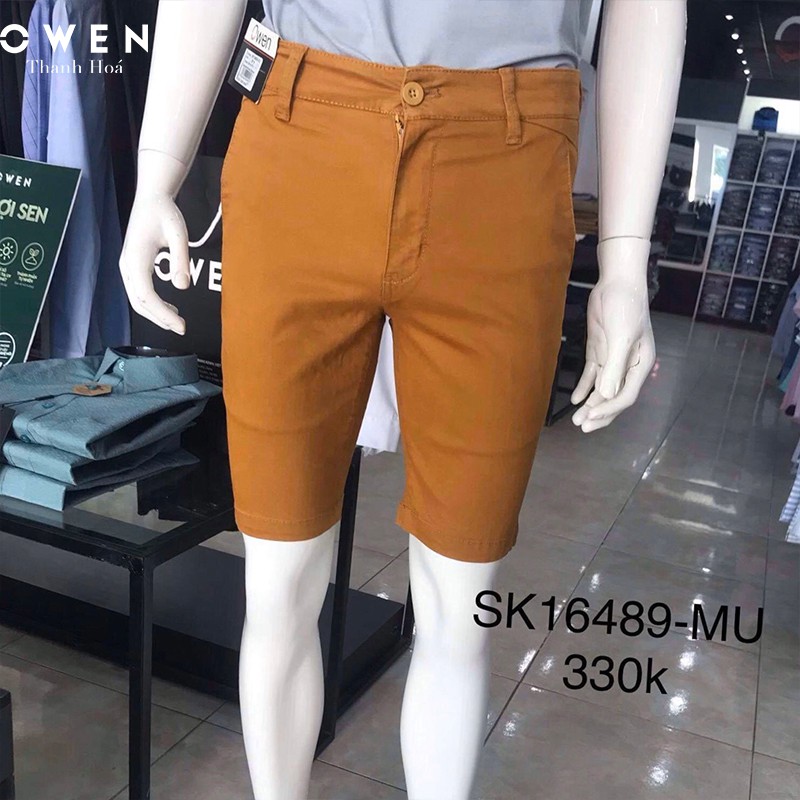 OWEN-HÀNG MỚI VỀ - Quần short kaki SK16489-MU