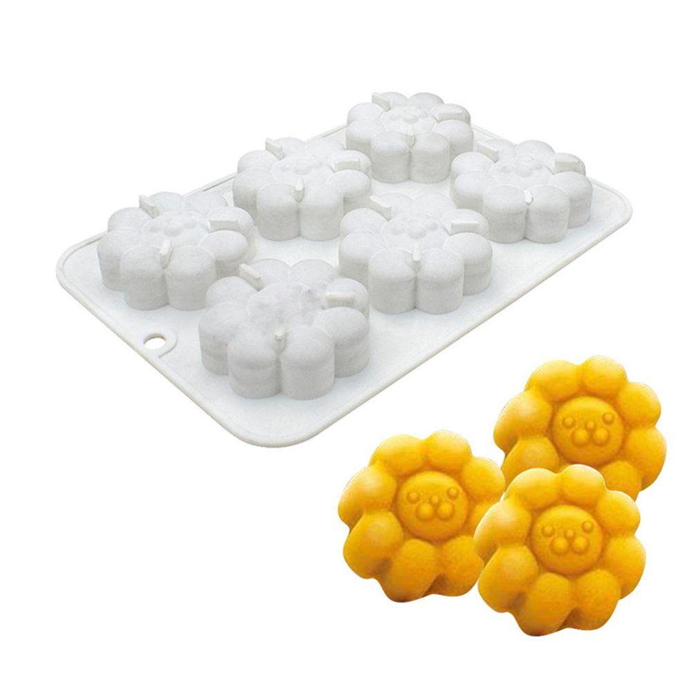 CONOPERY Khuôn Làm Bánh Mousse / Chocolate Hình Sư Tử / Hoa 3D Có 6 Ngăn Tiện Lợi