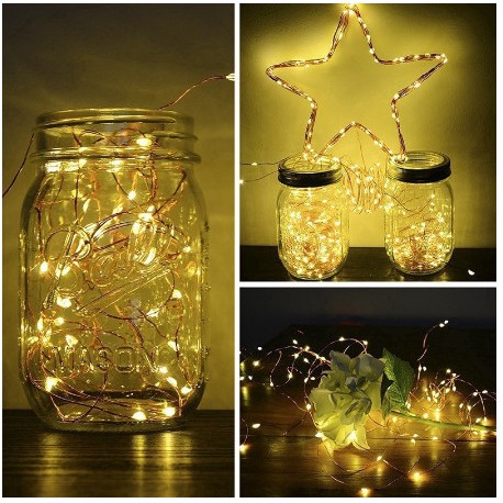 Dây đèn Led fairylight ,dây đèn đom đóm 3 mét dùng pin 30 bóng