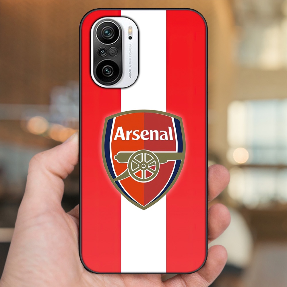 Ốp lưng Xiaomi K40 viền đen in hình Arsenal FC