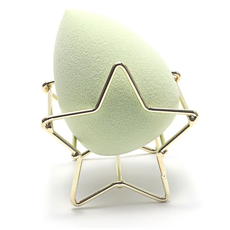 Giá Đỡ Hong Khô Mút Trang Điểm Hình Trứng Bằng Kim Loại