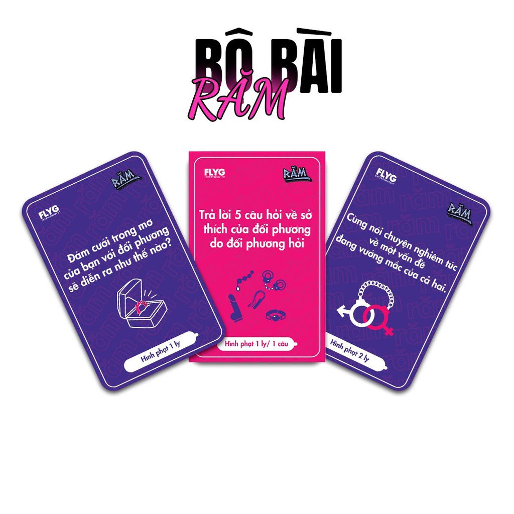 Bộ bài tình yêu RĂM CARD kết nối trái tim thấu hiểu cảm xúc cho các cặp đôi hoặc vợ chồng