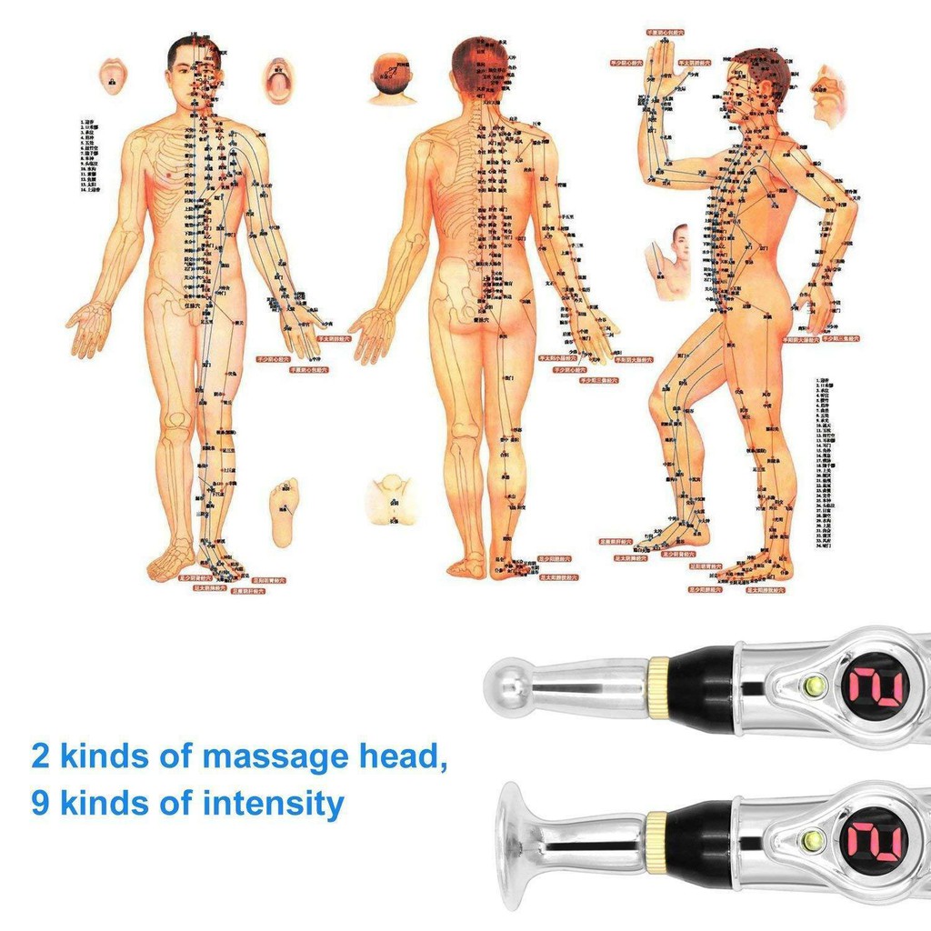 Bút Châm Cứu Trị Liệu Xung Điện Massager Pen W-912 Cao Cấp