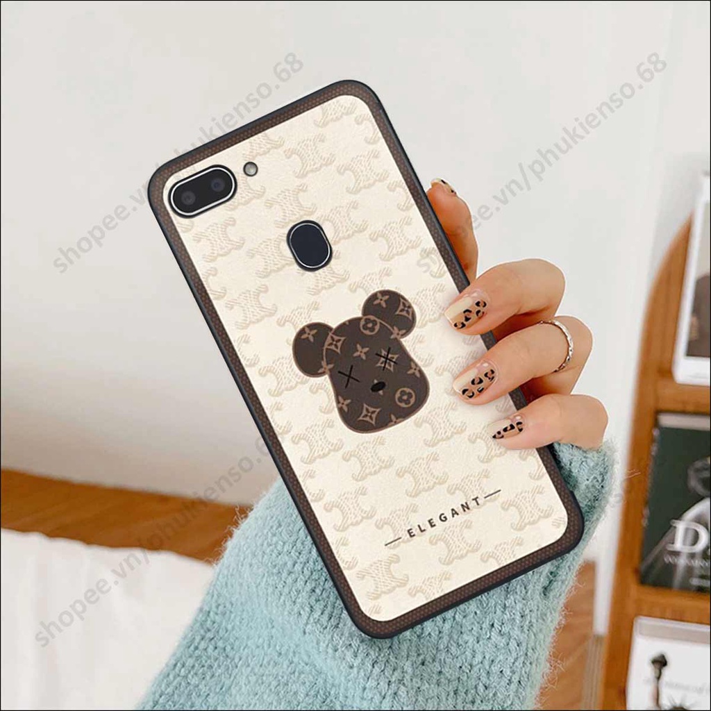 Ốp lưng điện thoại Realme 1 / 2 elegant, gấu be@rbrick cao cấp, vỏ ốp rẻ đẹp