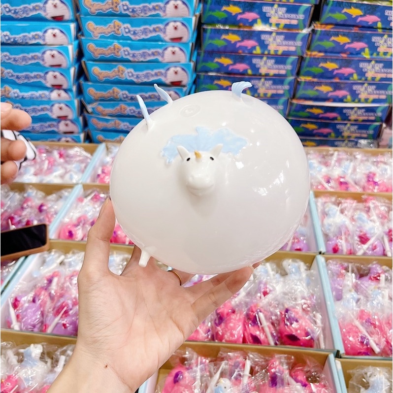 Squishy Thú Thổi Bong Bóng Cute Nhiều Mẫu, Đồ Chơi Giảm Stress