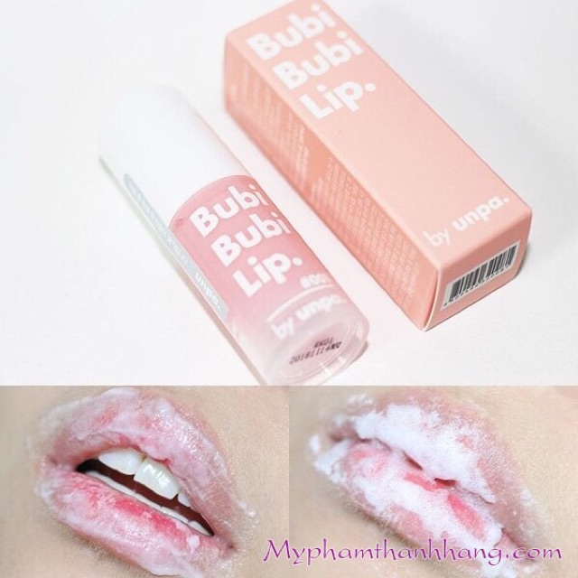 Gel Sủi Cực Lành Tính, Làm Bong Tróc Da Chết, Siêu Mềm Môi Unpa Bubi Bubi Lip | BigBuy360 - bigbuy360.vn