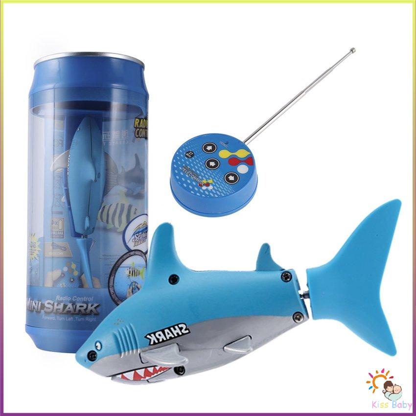 Tàu ngầm Mini RC 4 CH Từ xa Cá mập nhỏ với USB Quà tặng Giáng sinh cho trẻ em