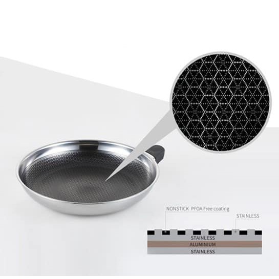 Bộ chảo sâu lòng và xửng hấp 24cm Inox 3 lớp đáy liền Kimscook T&K Blackcube Korea - Chính hãng, bảo hành 24 tháng