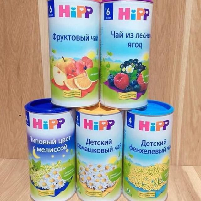 Trà dinh dưỡng Hipp Nga cho bé