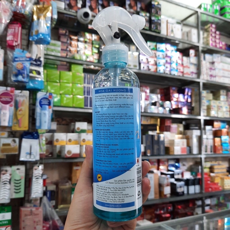 Nước  hoa xịt  phòng Sumo hương  hoa oải hương 350ml