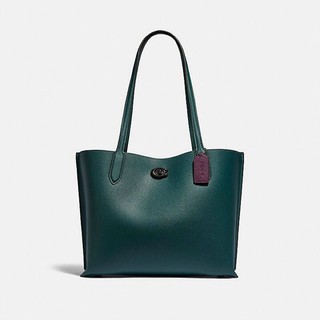 Túi coach tote willow màu xanh rêu