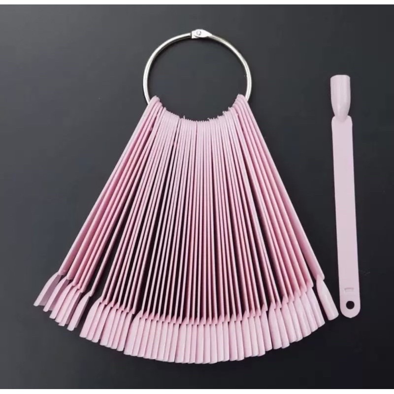 Móng que vuông tập sơn, làm hoa bột, làm móng mẫu học nail.