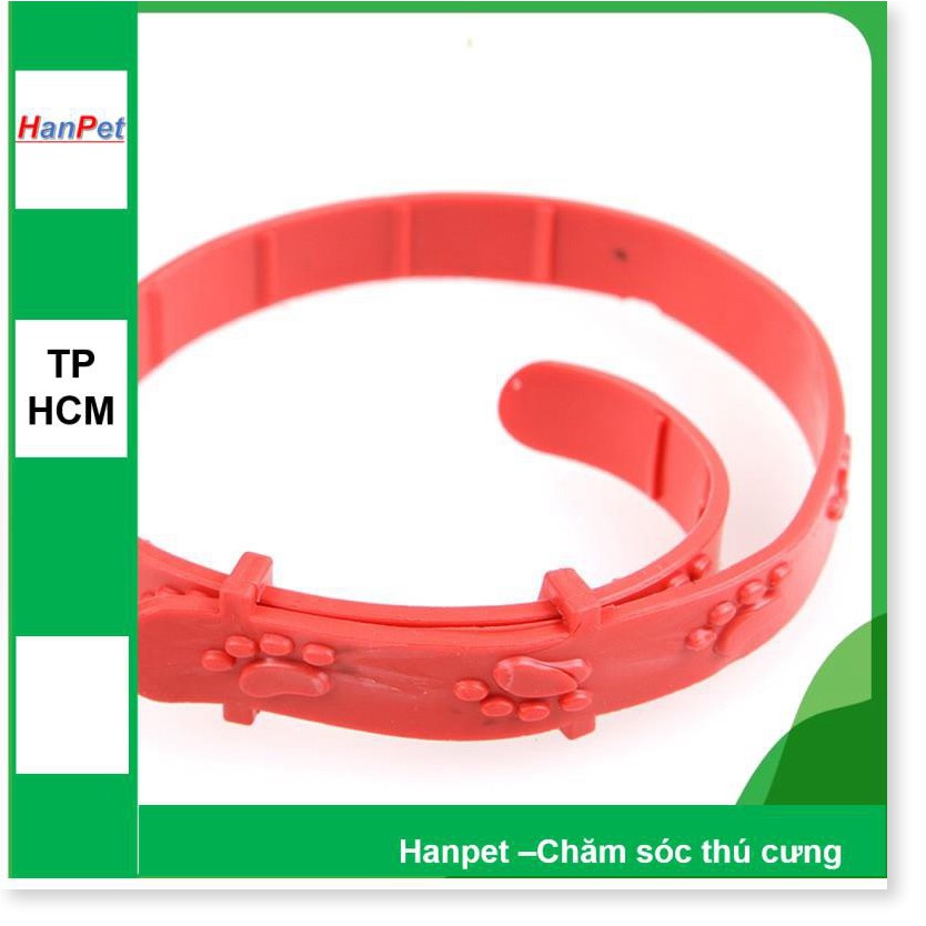 LN HP - Vòng chống rận Hanpet 19k chống ve bọ chét hiệu quả 4 tháng cho chó mèo thú cưng vòng đeo cổ chống ve rận