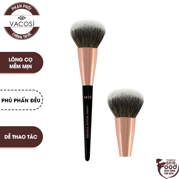 Cọ Phủ Phấn Loại Lớn Vacosi Large Deluxe Powder Brush M23