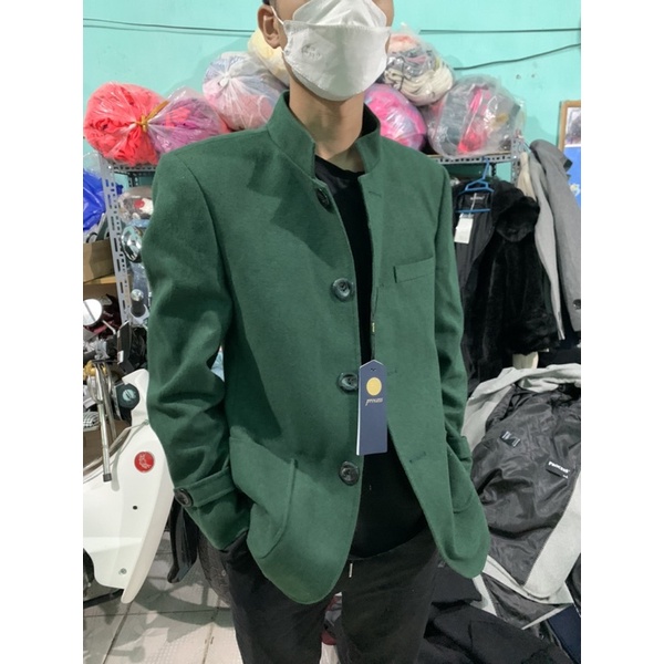 (2tr thanh lý 365k)áo vest-blazer dạ ép nam hãng process