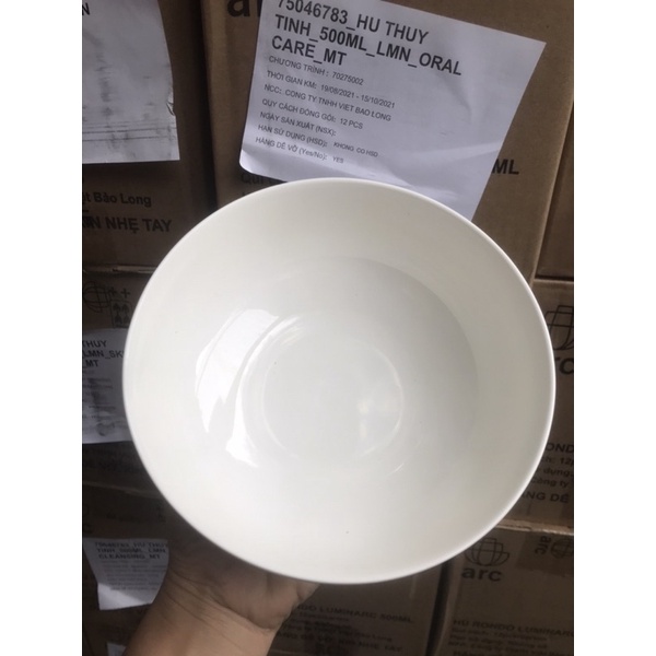 Sét 5 Tô sứ trắng 18cm