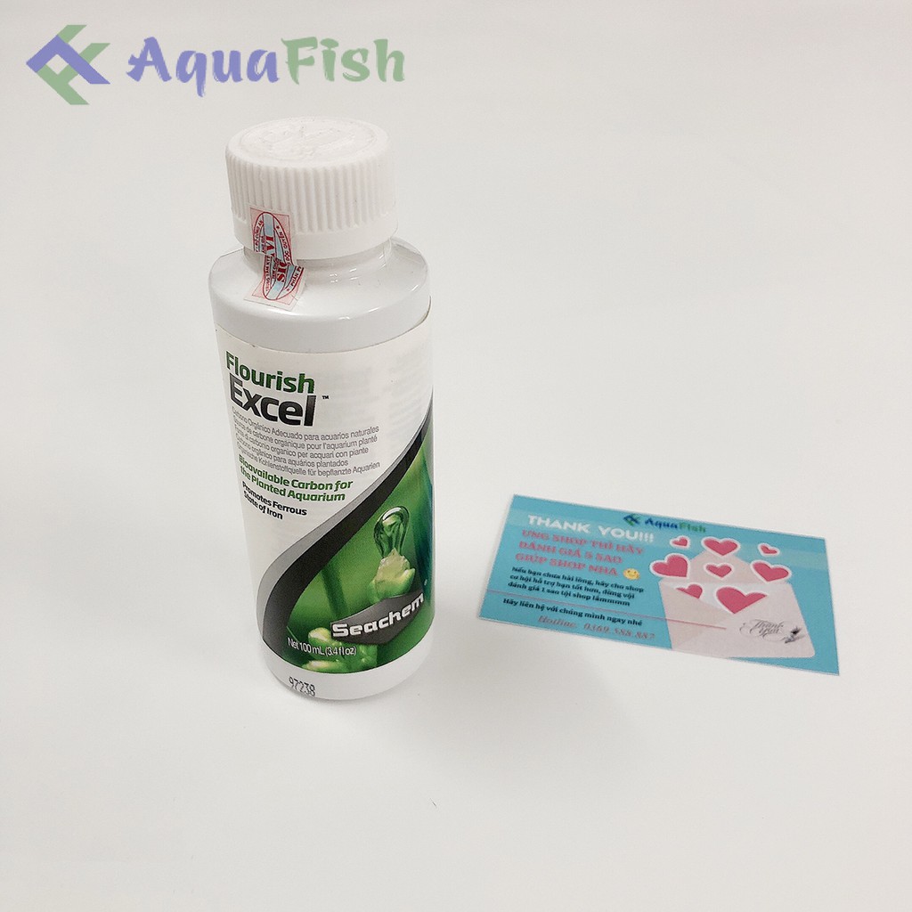 Dung Dịch Diệt Rêu Và Ức Chế Rêu Hại Excel 500ml, 250ml, 100ml Giúp Nước Bể Cá Trong Sạch