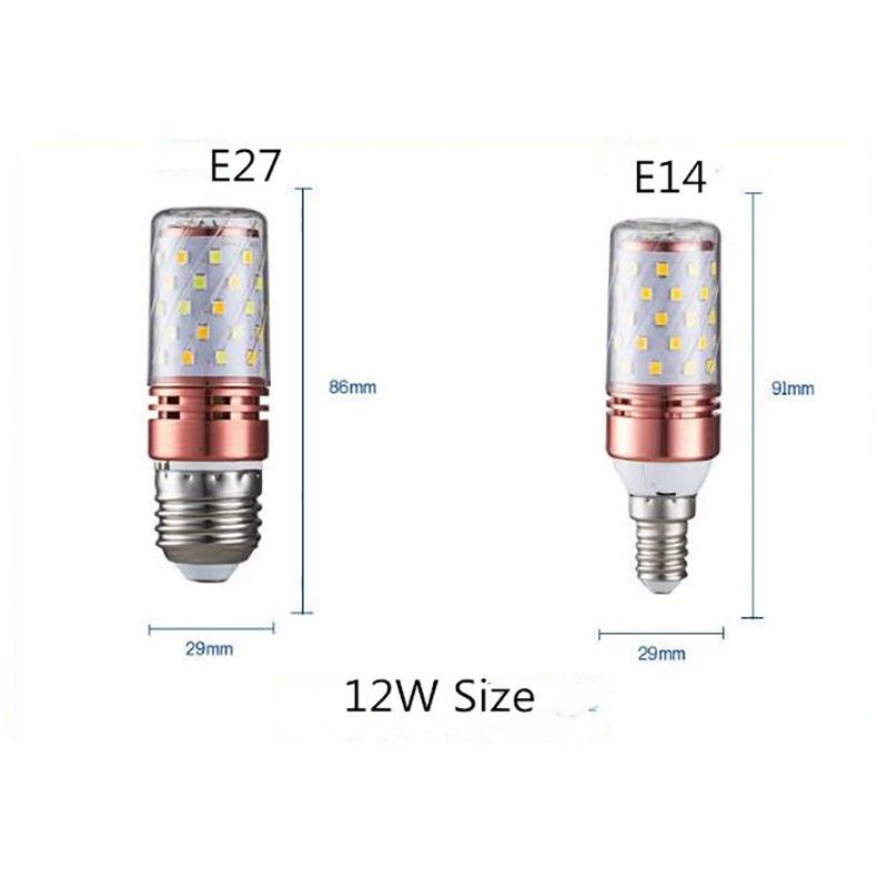 Led bulb trụ tròn 18w,16w,12w đuôi e27,e14