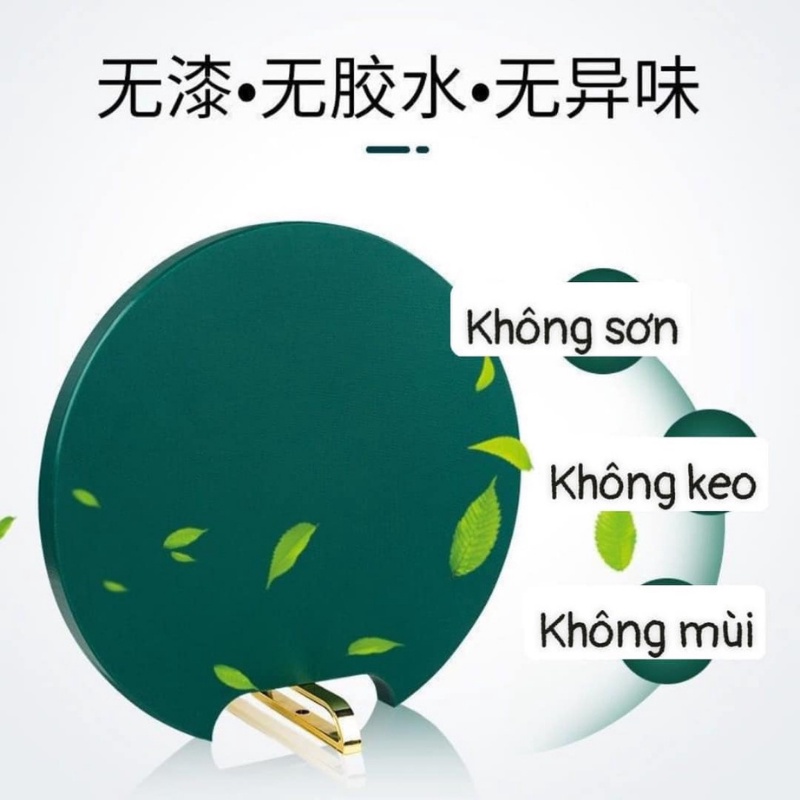 Thớt nhựa PE đa năng chống nấm mốc kháng khuẩn hình tròn đường kính 33cm vệ sinh dễ dàng miibooshi D2.114