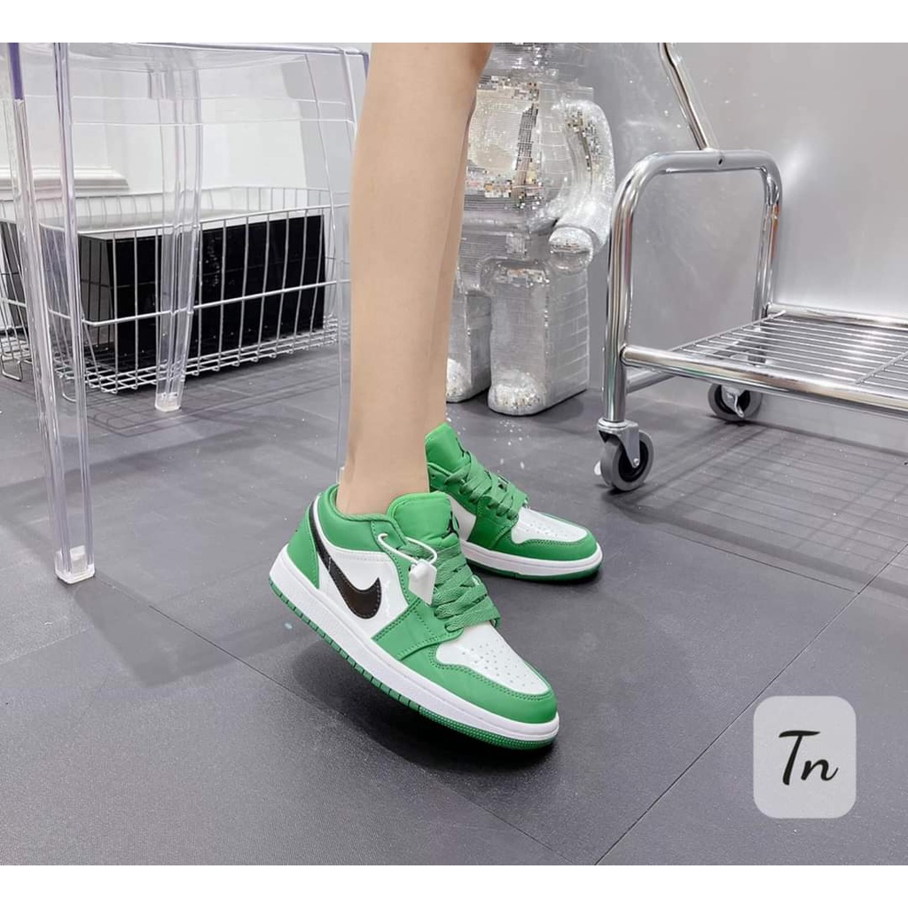 Giày Jordan Xanh Lá Cổ Thấp Nam Nữ, Giày Sneaker JD1 Xanh LáT hời Trang Cao Cấp Hottrend 2023